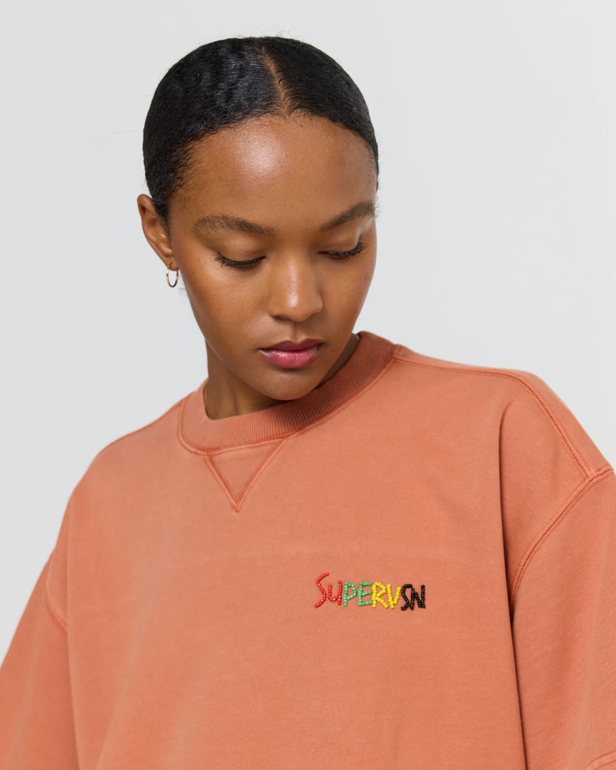 SUPERVSN Slauson Beaded Tee Yam