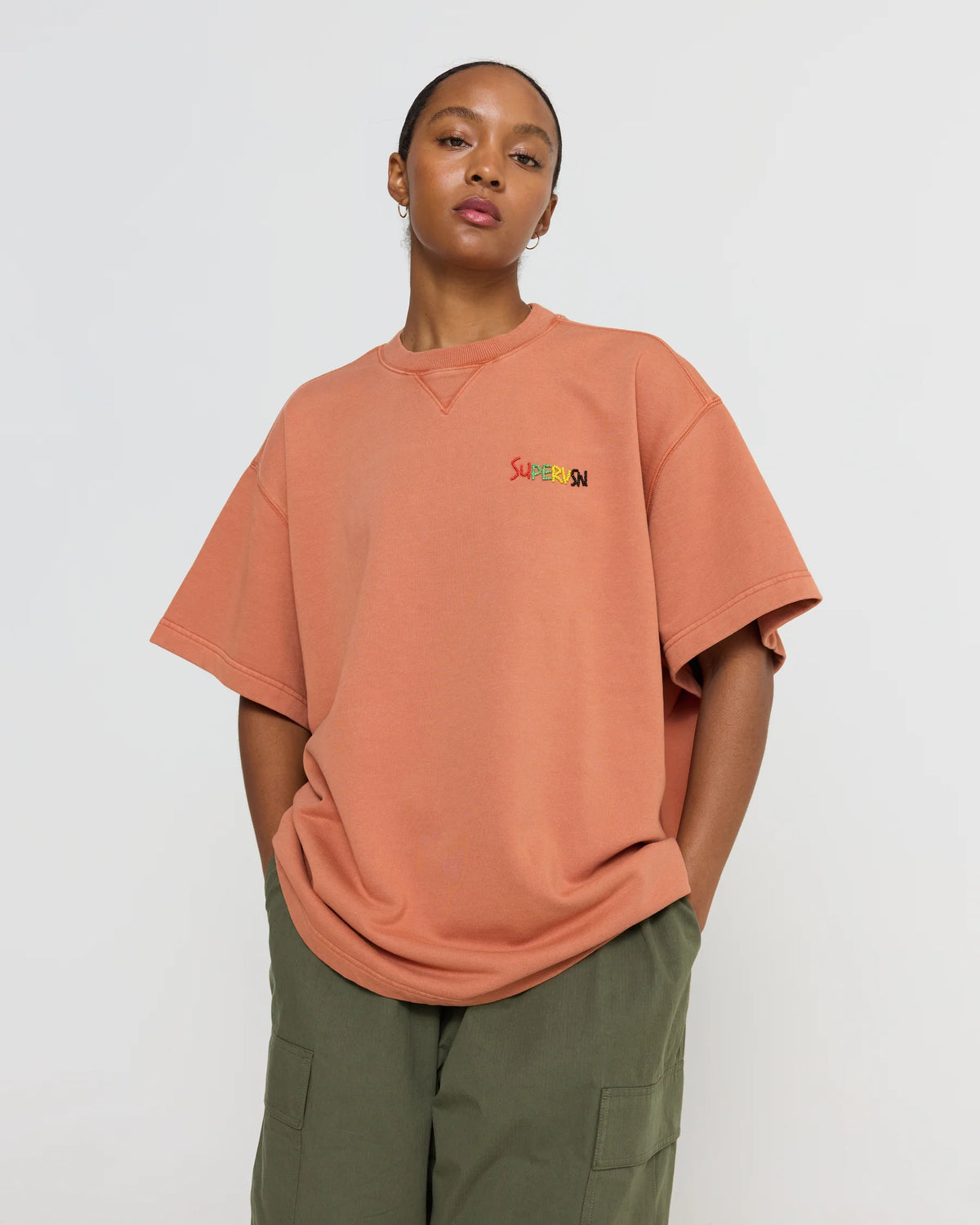 SUPERVSN Slauson Beaded Tee Yam