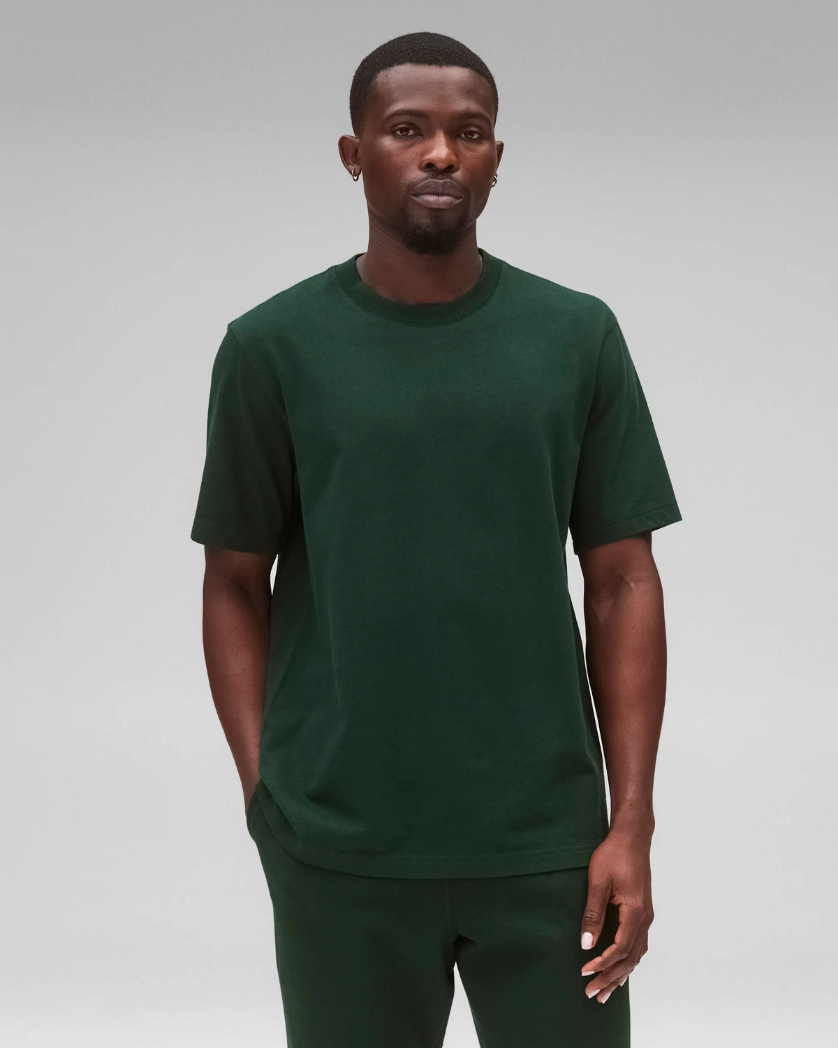Reigning Champ Midweight Jersey T-Shirt British Racing Green