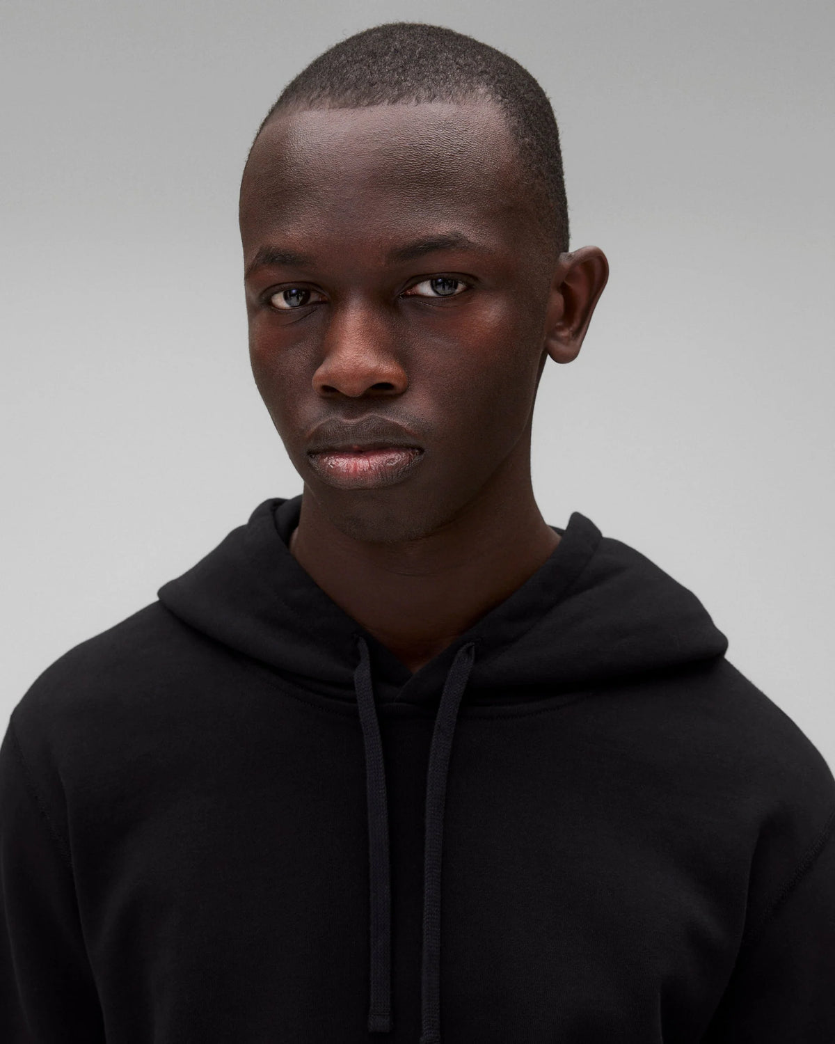 Reigning Champ Lightweight Terry Standard Hoodie Black
