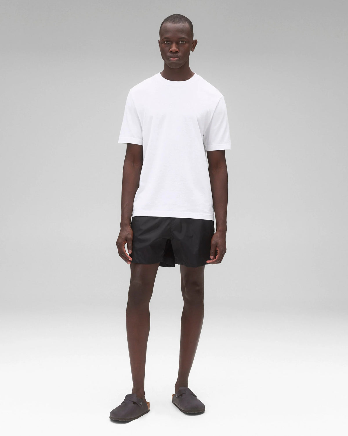Reigning Champ Econyl Nylon Riptide Short 5" Black