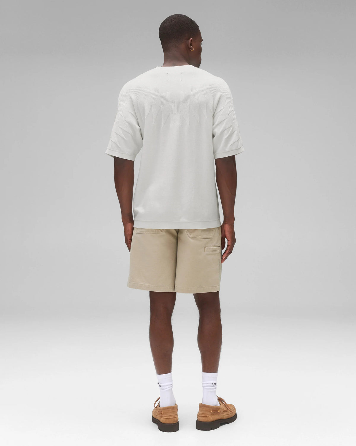 Reigning Champ Knit Supima Fine Knit International Tonal Jersey Championship White