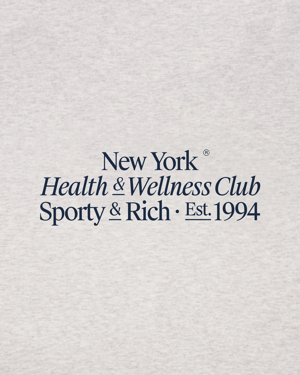 Sporty & Rich W Modern Hoodie Heather Gray