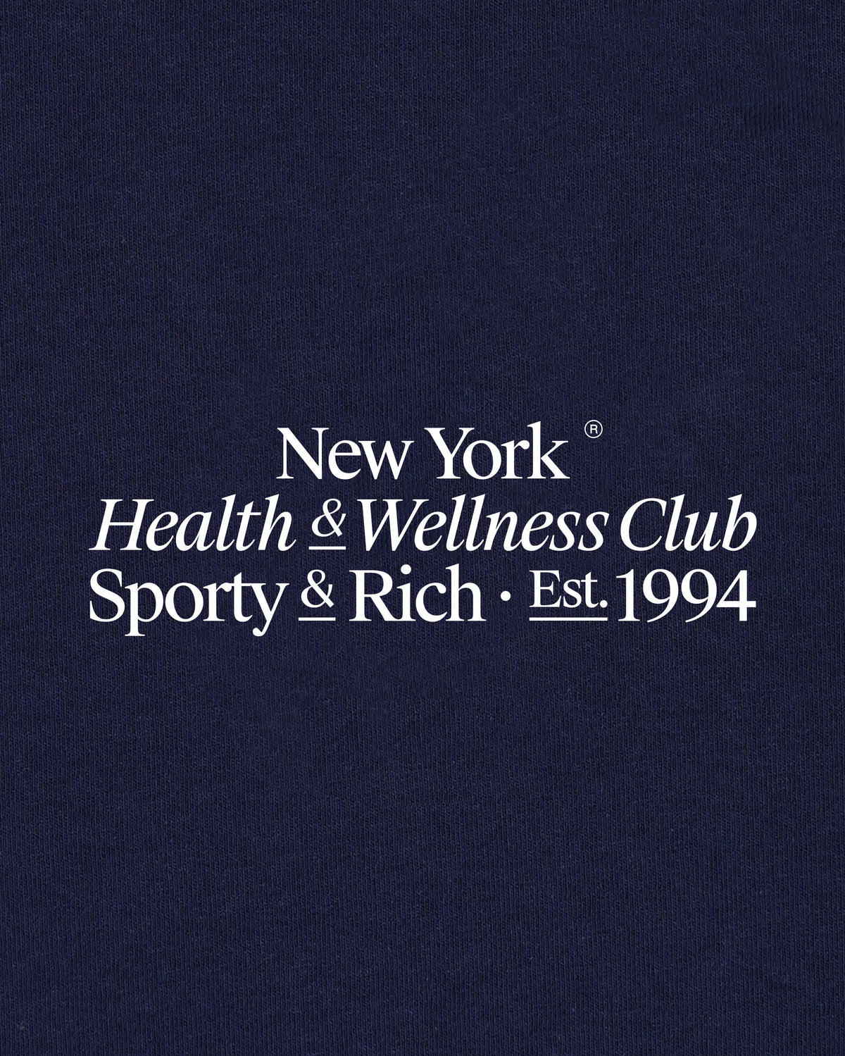 Sporty & Rich W Modern Hoodie Dark Navy