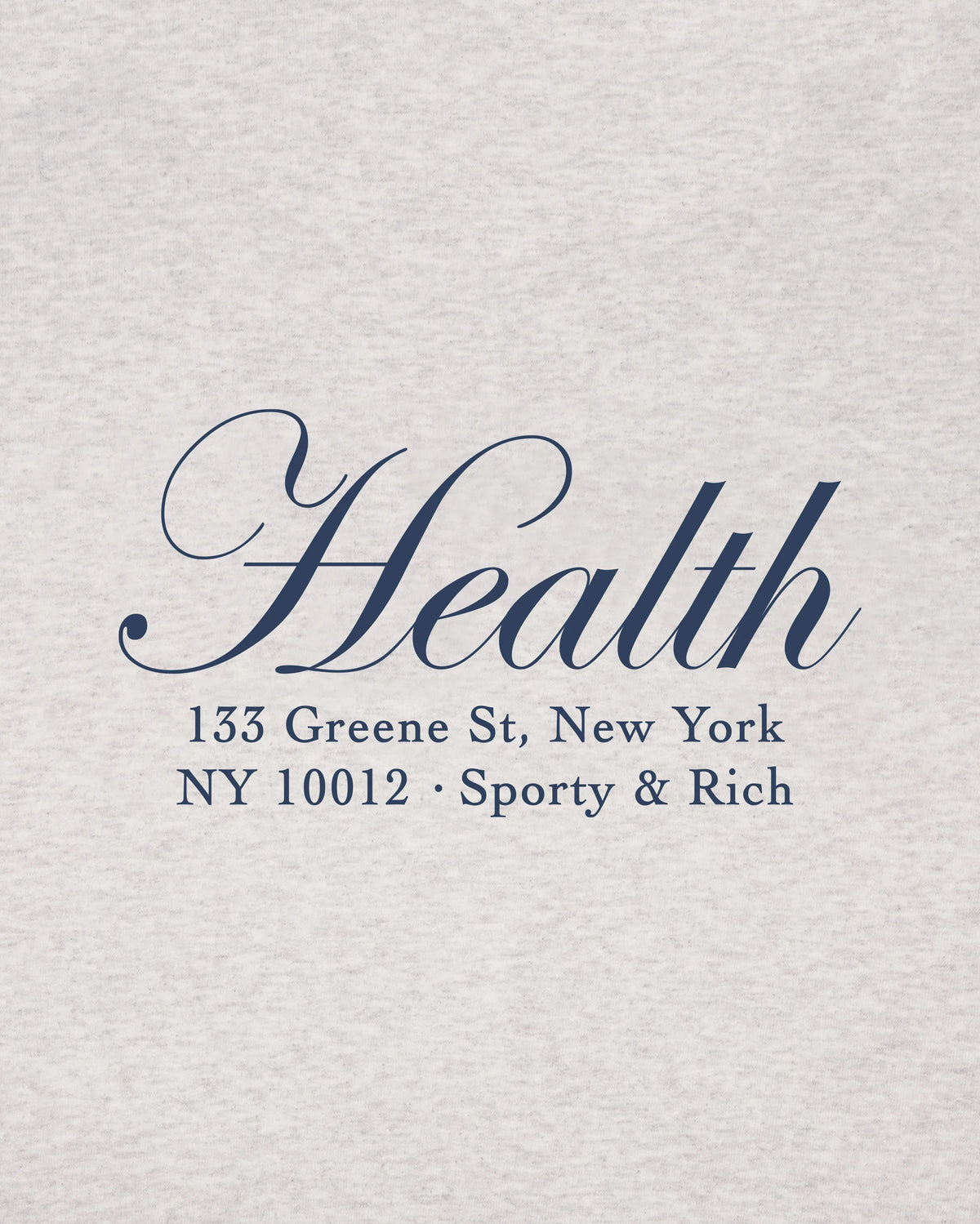 Sporty & Rich W NY Health Disco Short Heather Gray