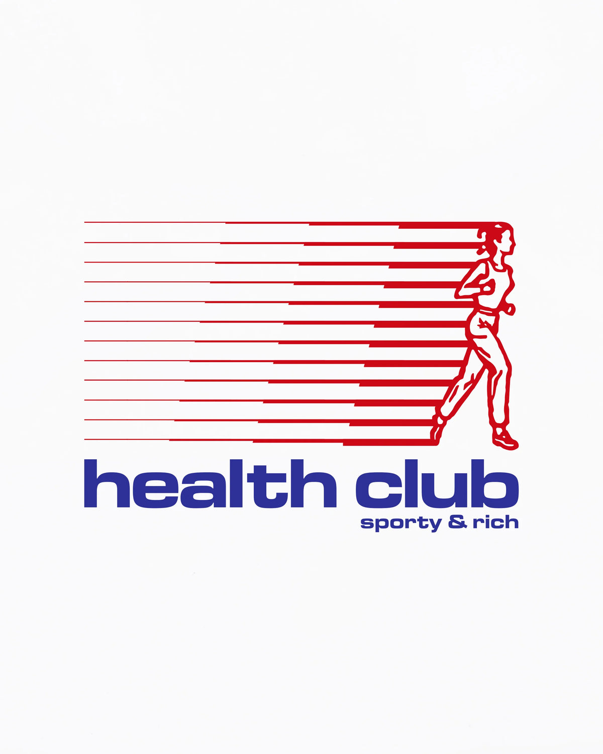 Sporty & Rich W Bold Health Soft Ringer Tee White/Sports Red