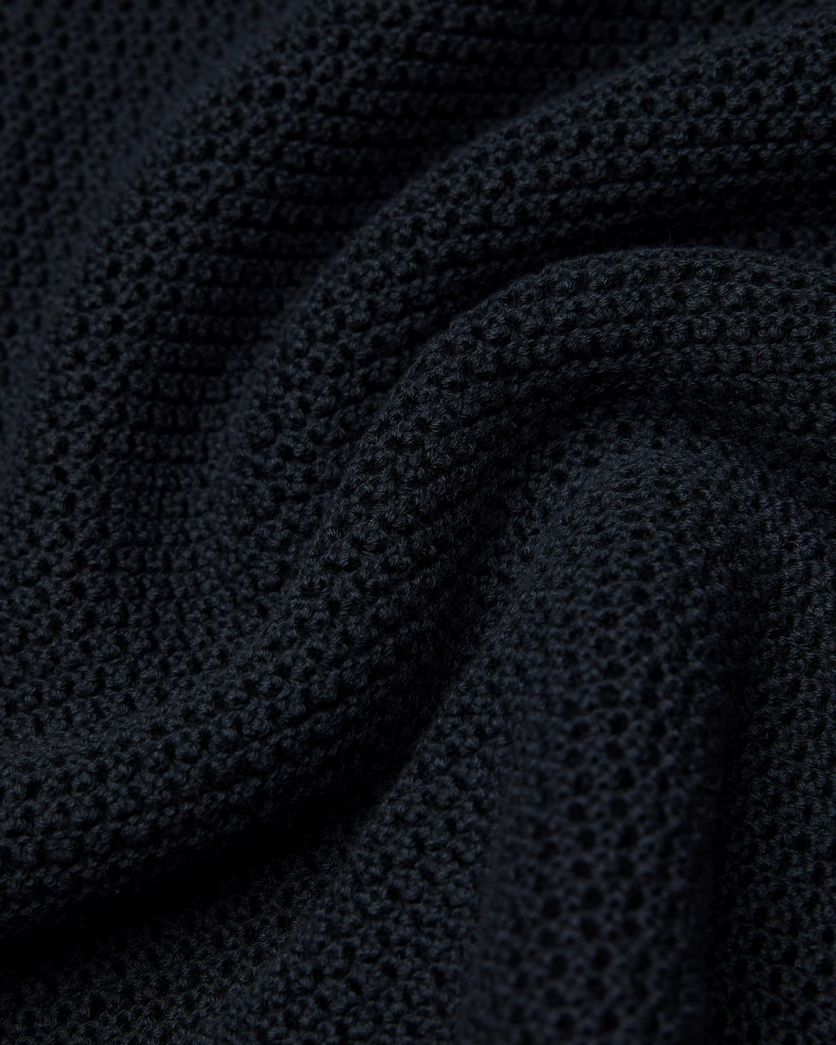 Reigning Champ Supima Mesh Cruise Polo Navy