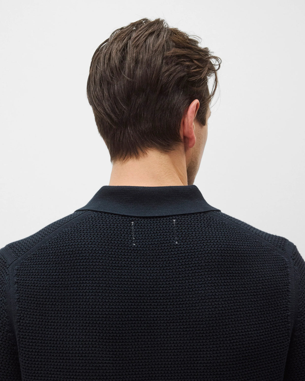 Reigning Champ Supima Mesh Cruise Polo Navy