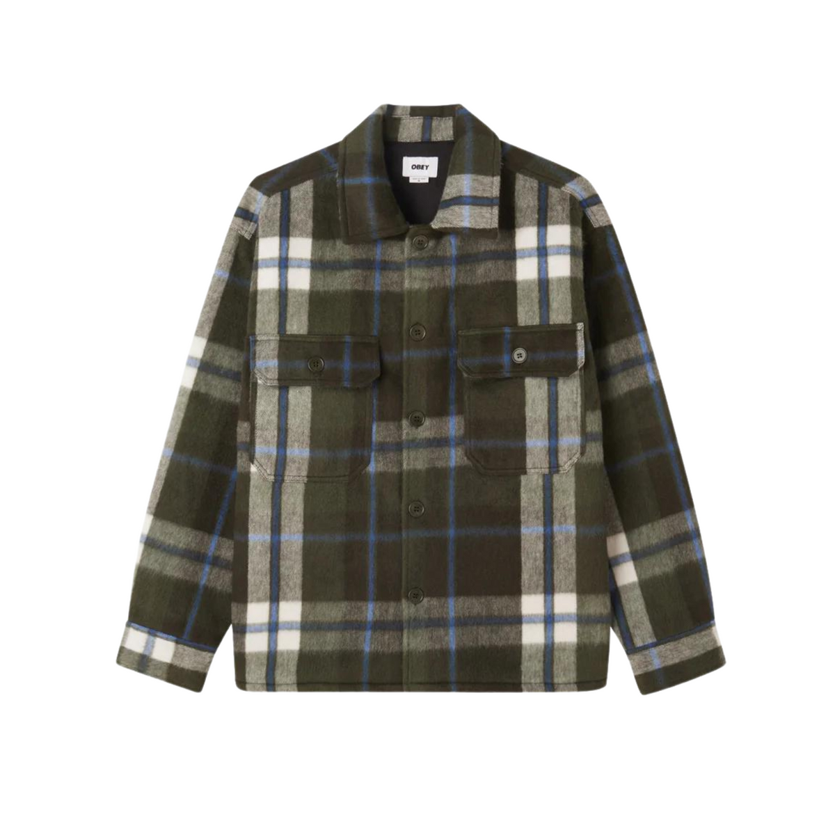 Obey Stanton Shirt Jacket - Rosin Faded Wash