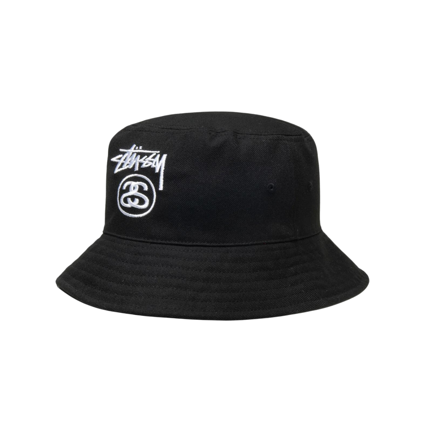 STOCK LOCK DEEP BUCKET HAT - BLACK I STUSSY - Momentum Clothing