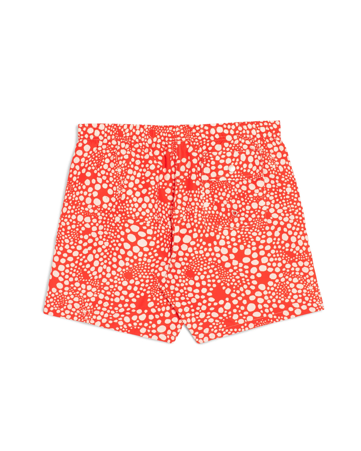 Bather Strawberry Speckle Swim Trunk Red