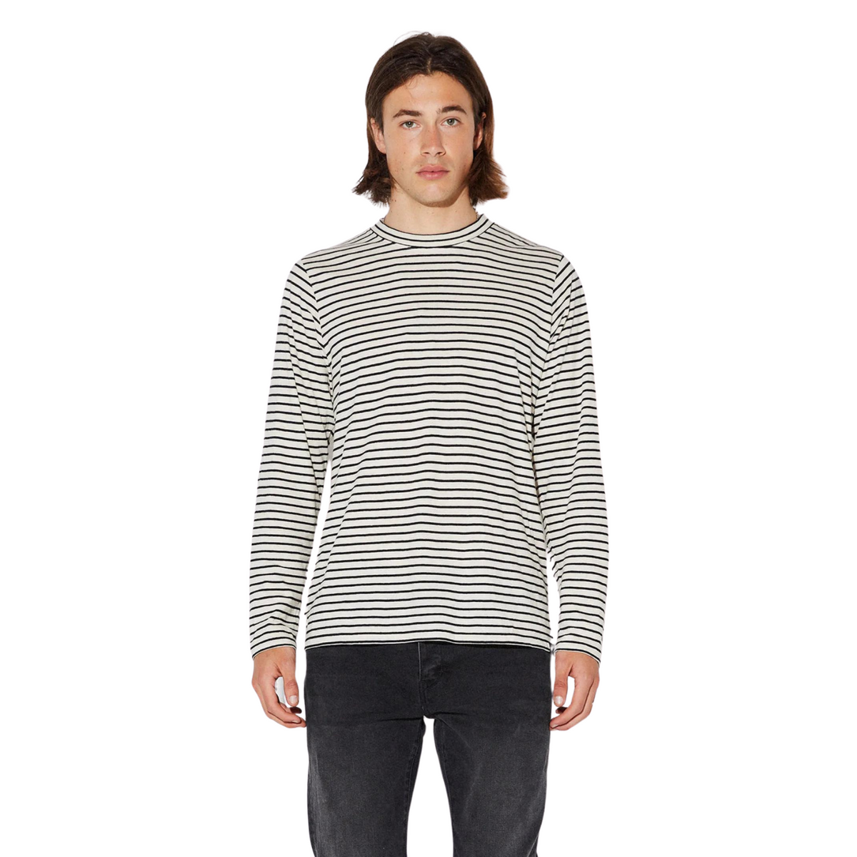STRIPE LS LAYER TEE