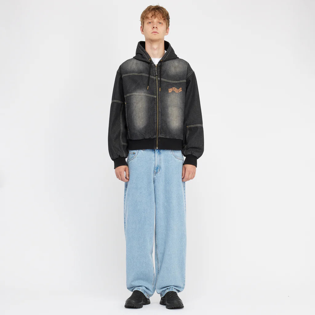 Dime Classic Baggy Denim Pants Blue Washed