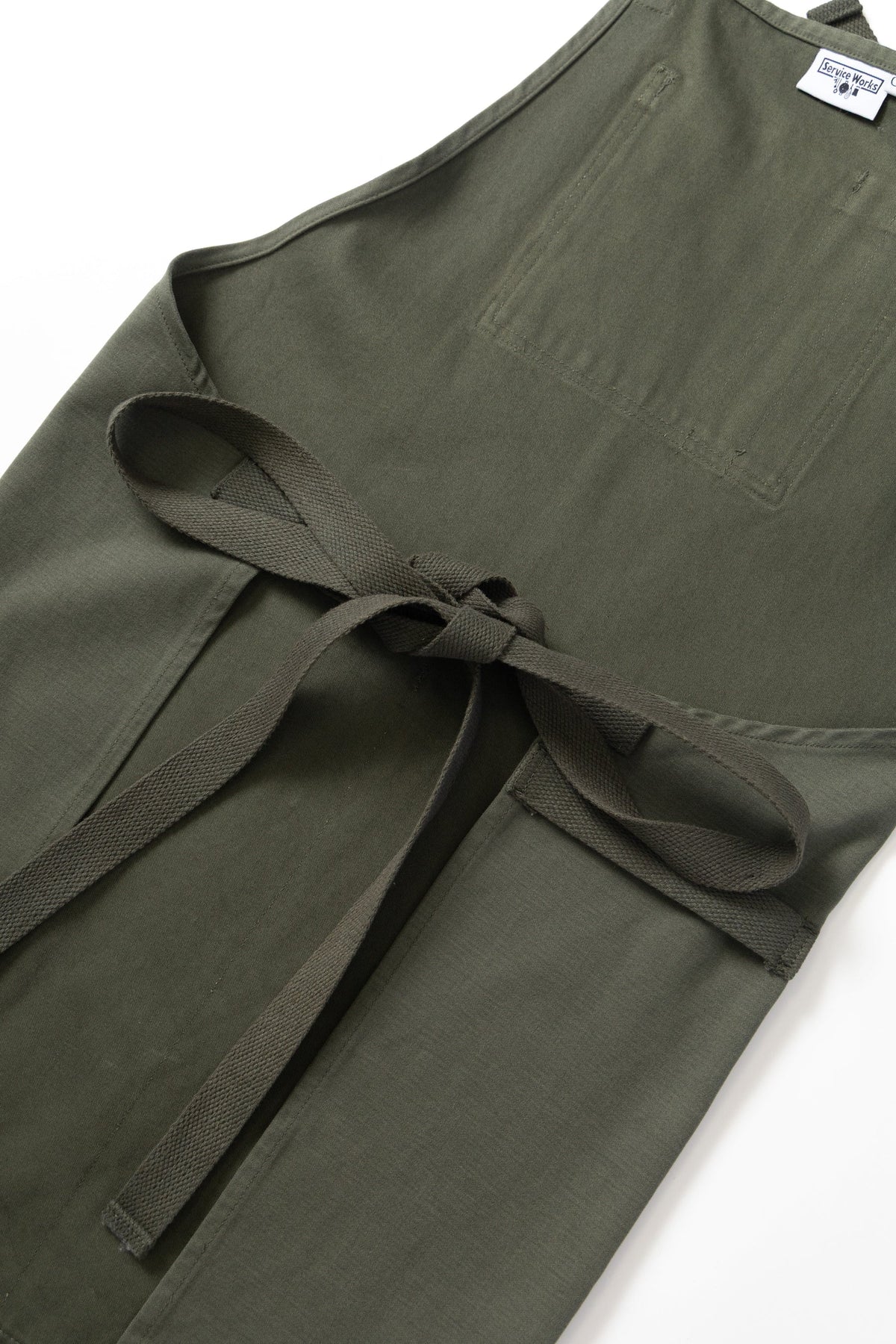 MOLESKIN APRON - MOSS