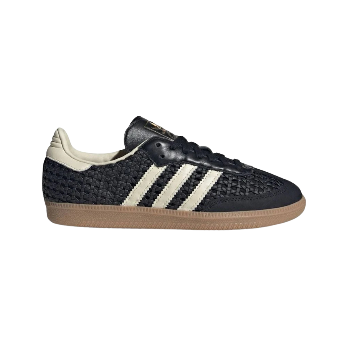 Adidas Women's Samba OG Core Black/Cream White/Gold Metallic