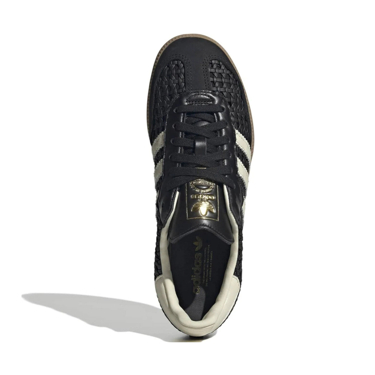 Adidas Women's Samba OG Core Black/Cream White/Gold Metallic