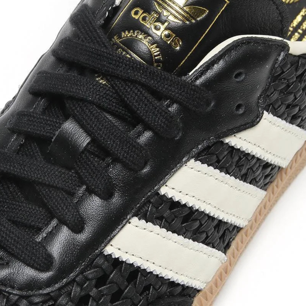 Adidas Women's Samba OG Core Black/Cream White/Gold Metallic