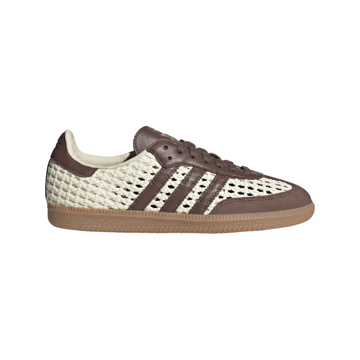 Adidas Women's Samba OG Cream White/Earth Strata/ Gold Metallic