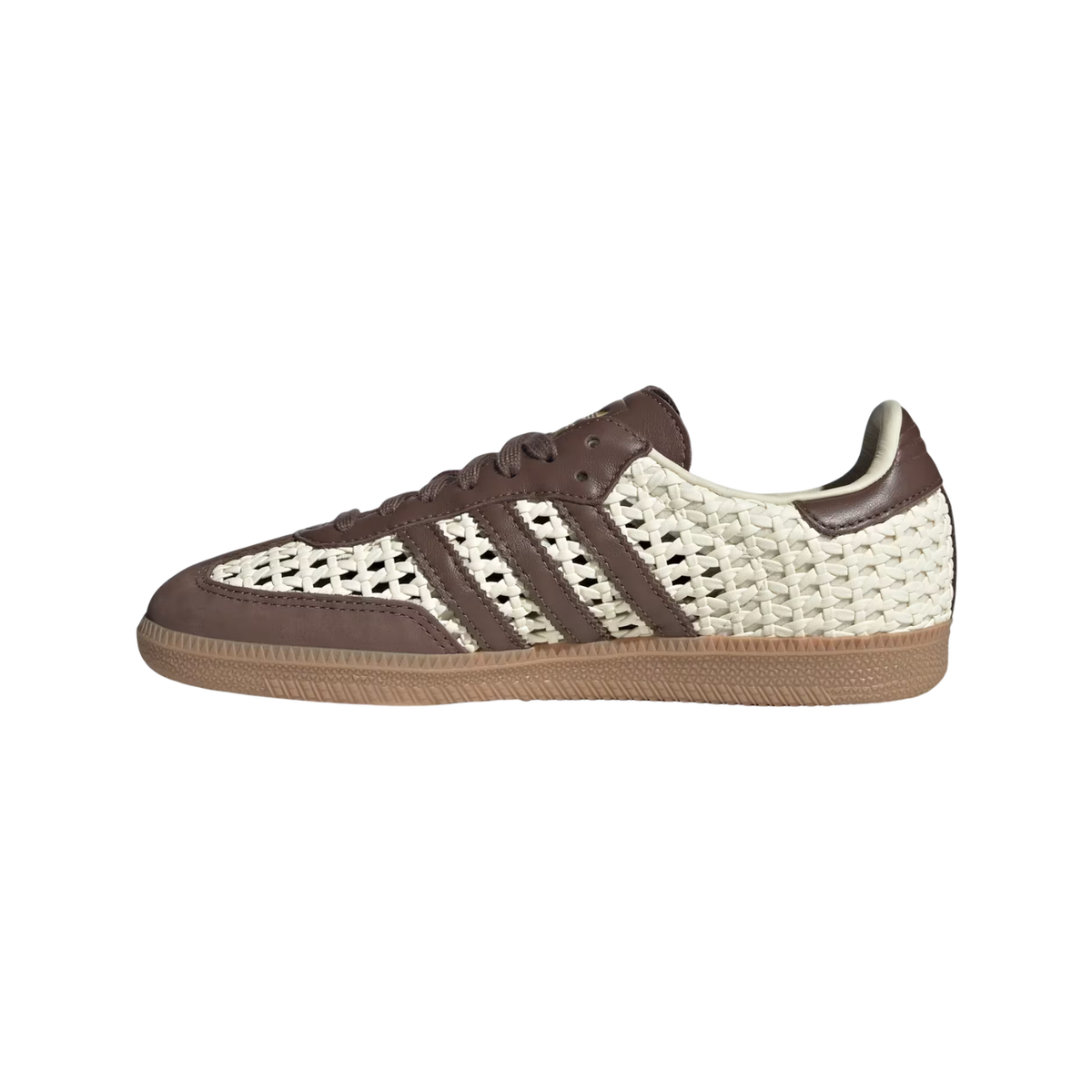 Adidas Women's Samba OG Cream White/Earth Strata/ Gold Metallic