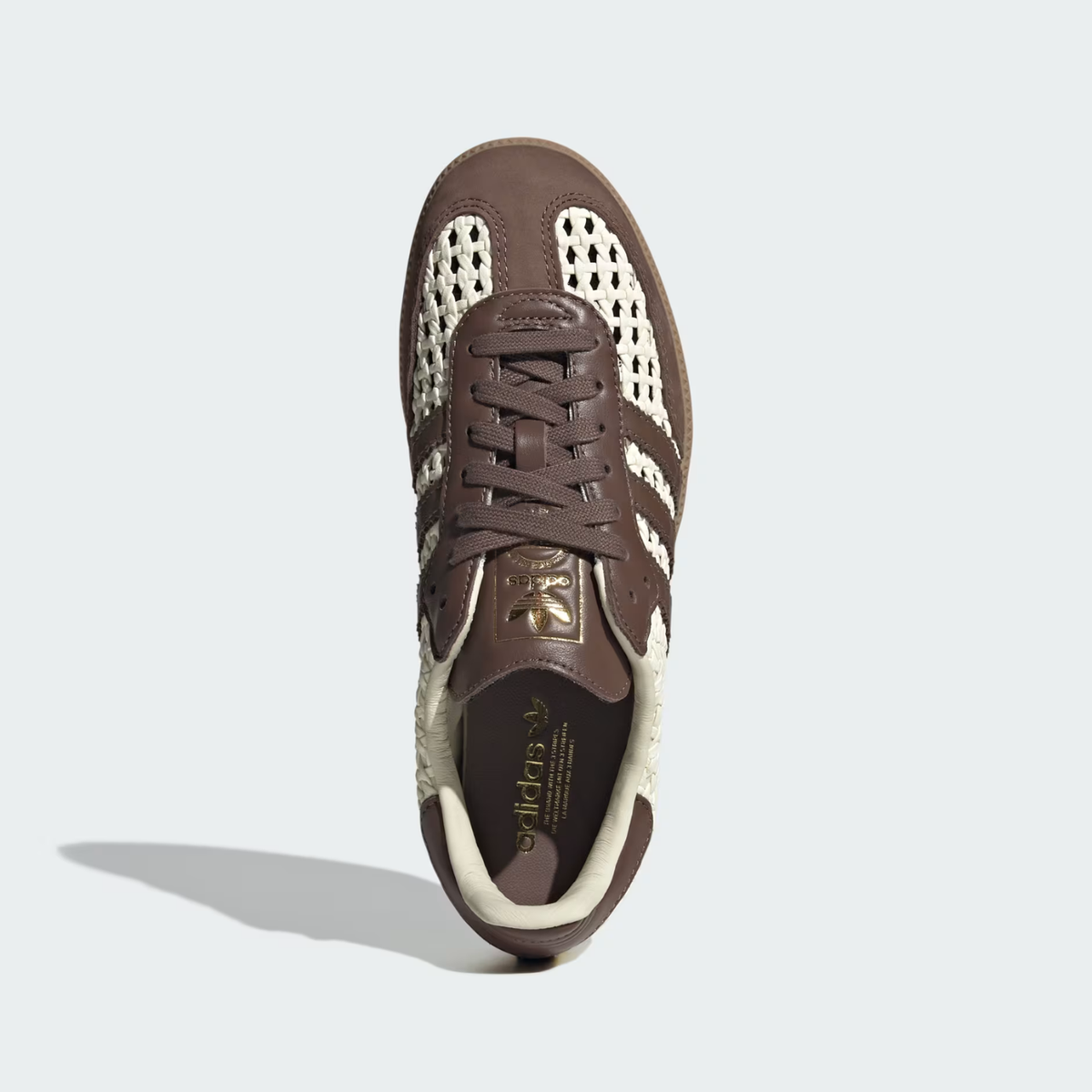 Adidas Women's Samba OG Cream White/Earth Strata/ Gold Metallic
