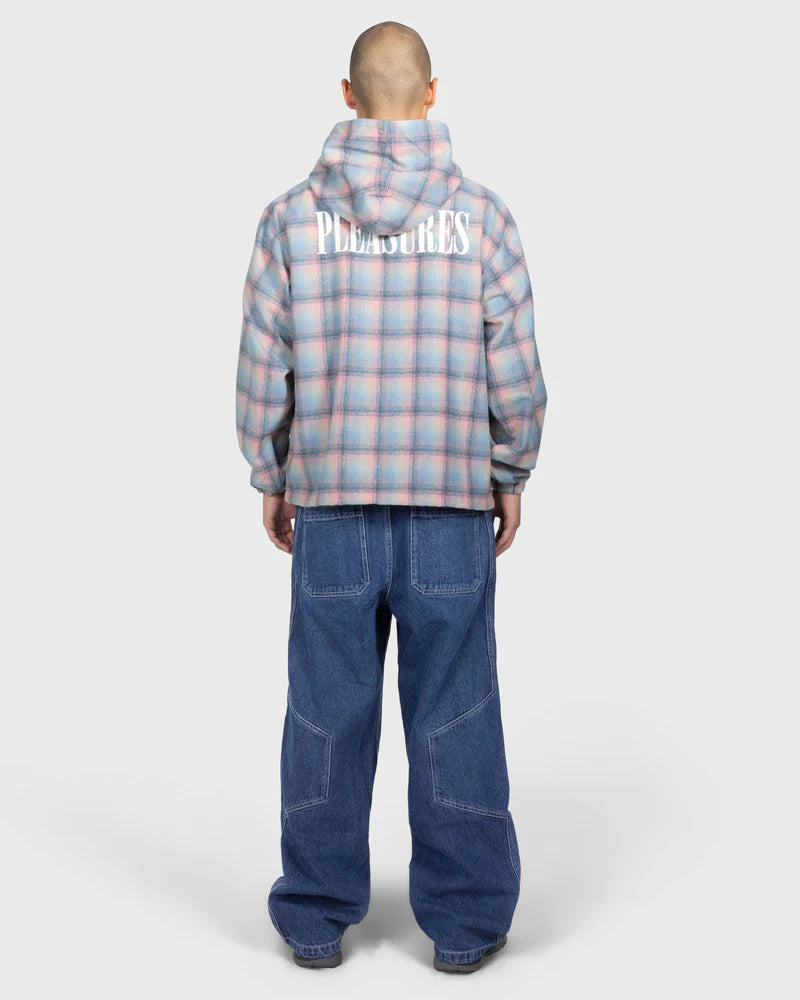 Pleasures Sender Poncho Hoodie Pink