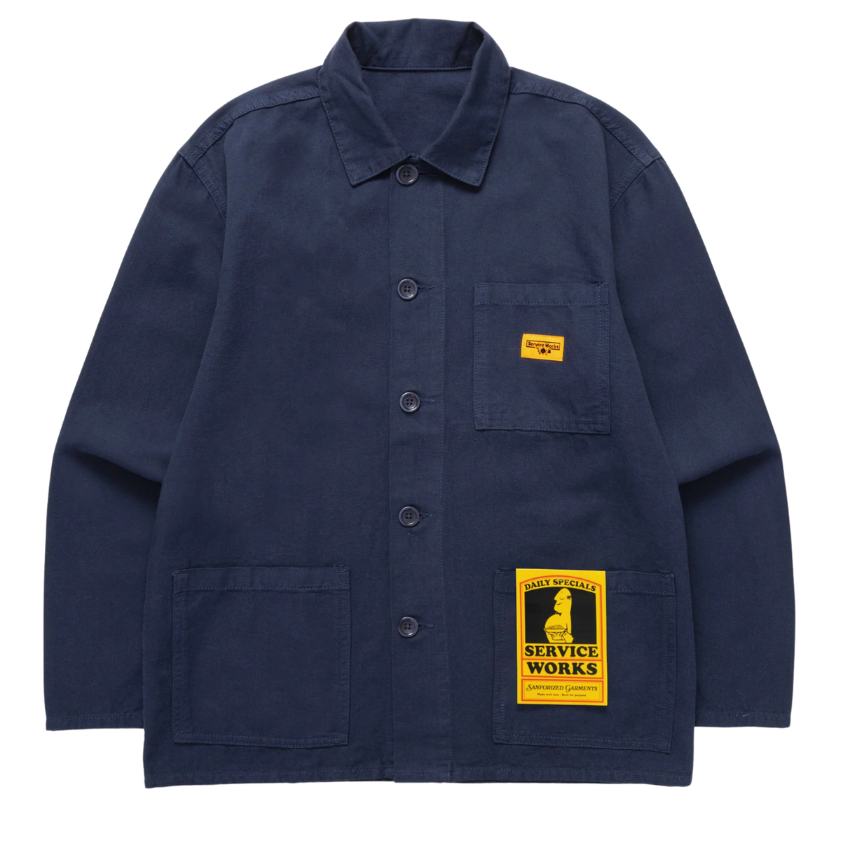 Service Works Classic Chore Shirt Dark Navy