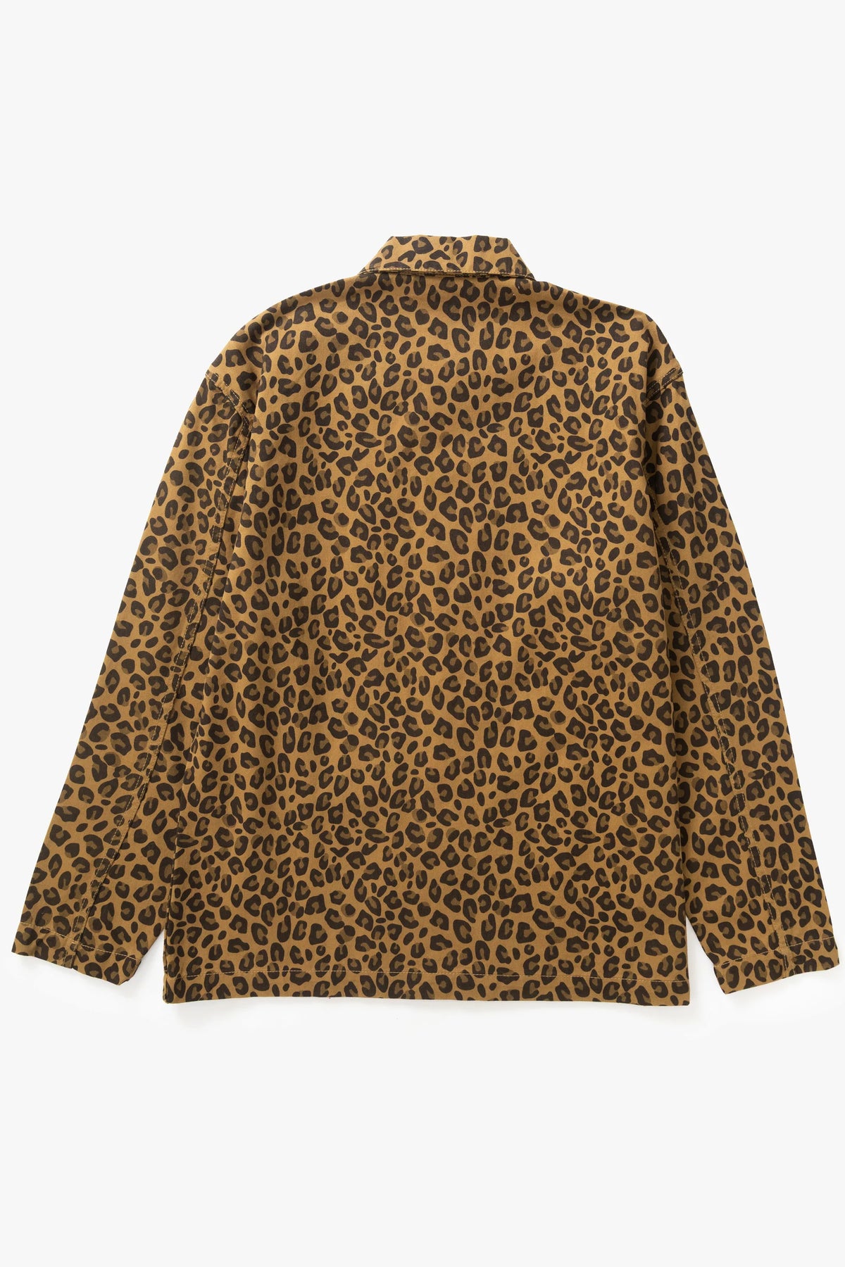 Service Works Patterned Easy Chef Shirt Brown Leopard