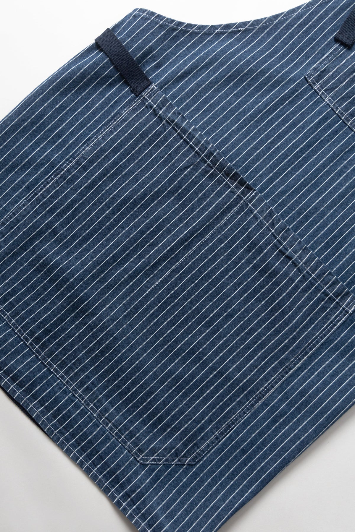 Service Works Pinstripe Denim Apron Indigo