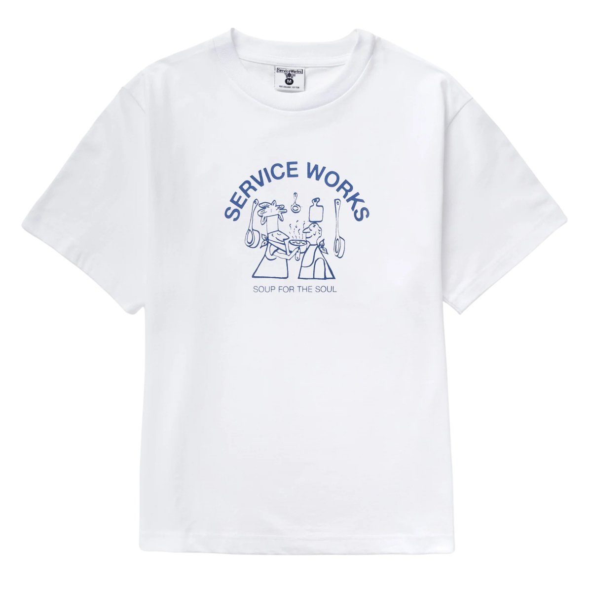Service Works Soup For The Soul Tee White