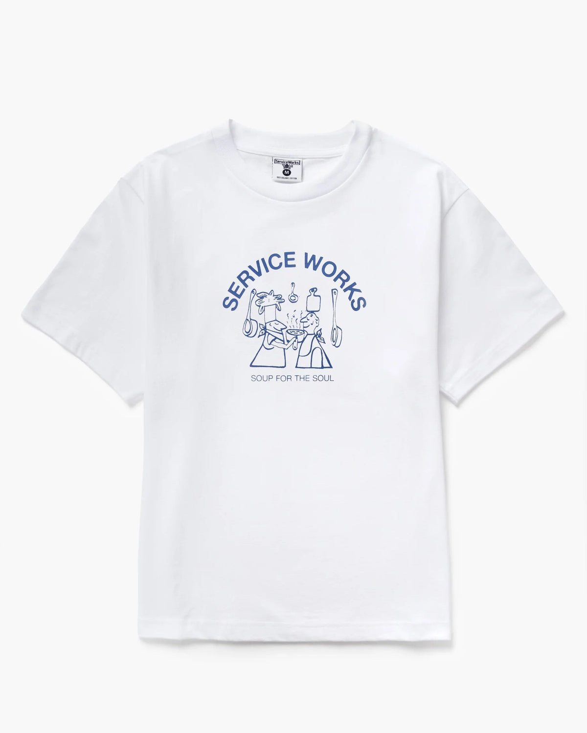 Service Works Soup For The Soul Tee White