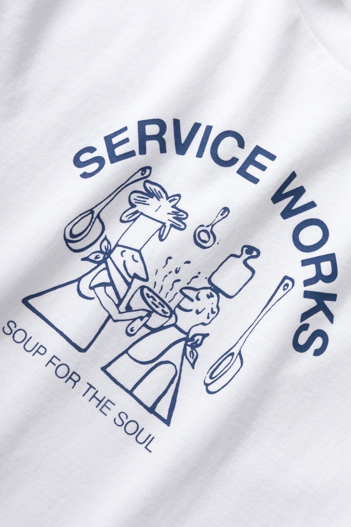 Service Works Soup For The Soul Tee White