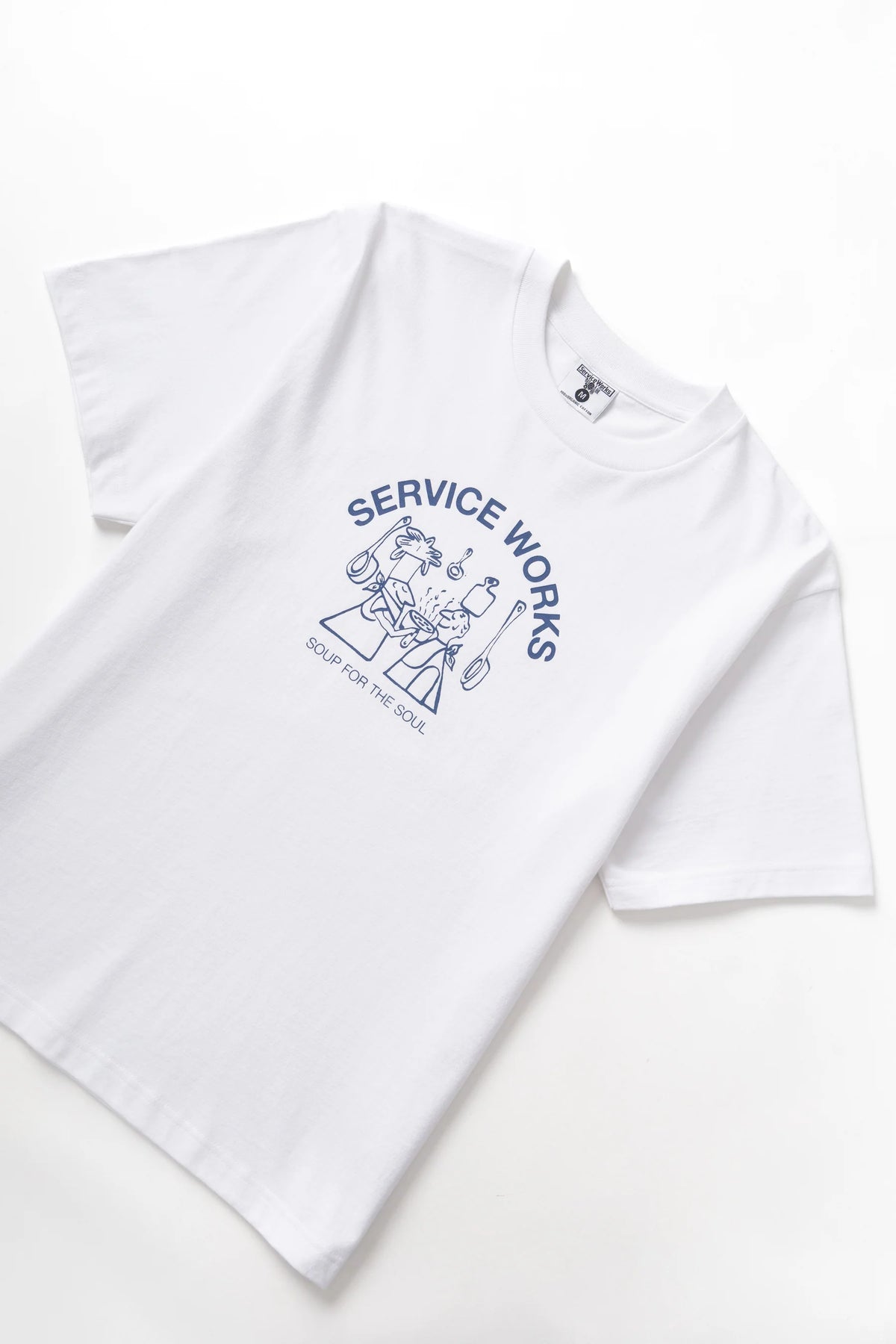 Service Works Soup For The Soul Tee White