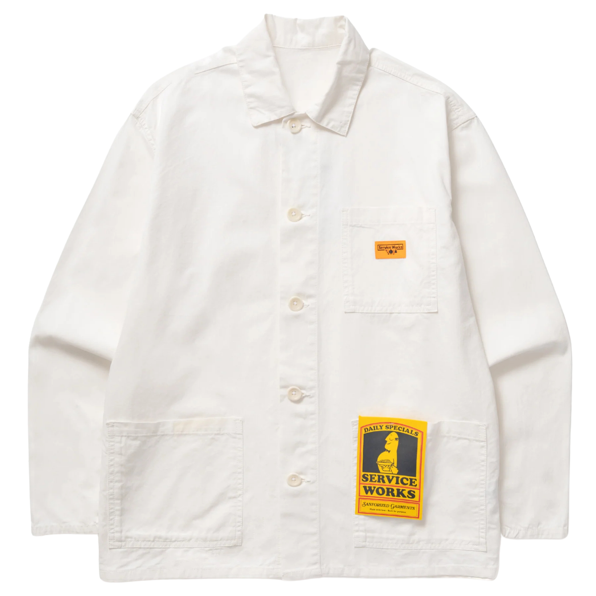 Service Works Twill Core Shirt Off White