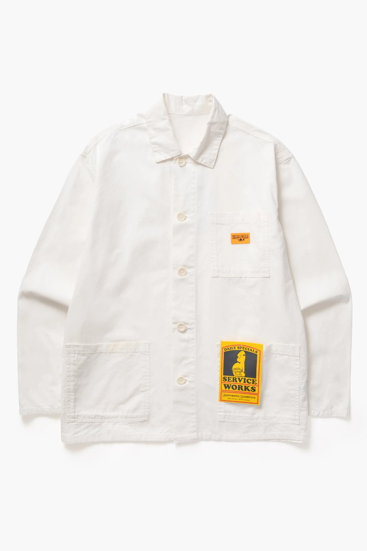 Service Works Twill Core Shirt Off White