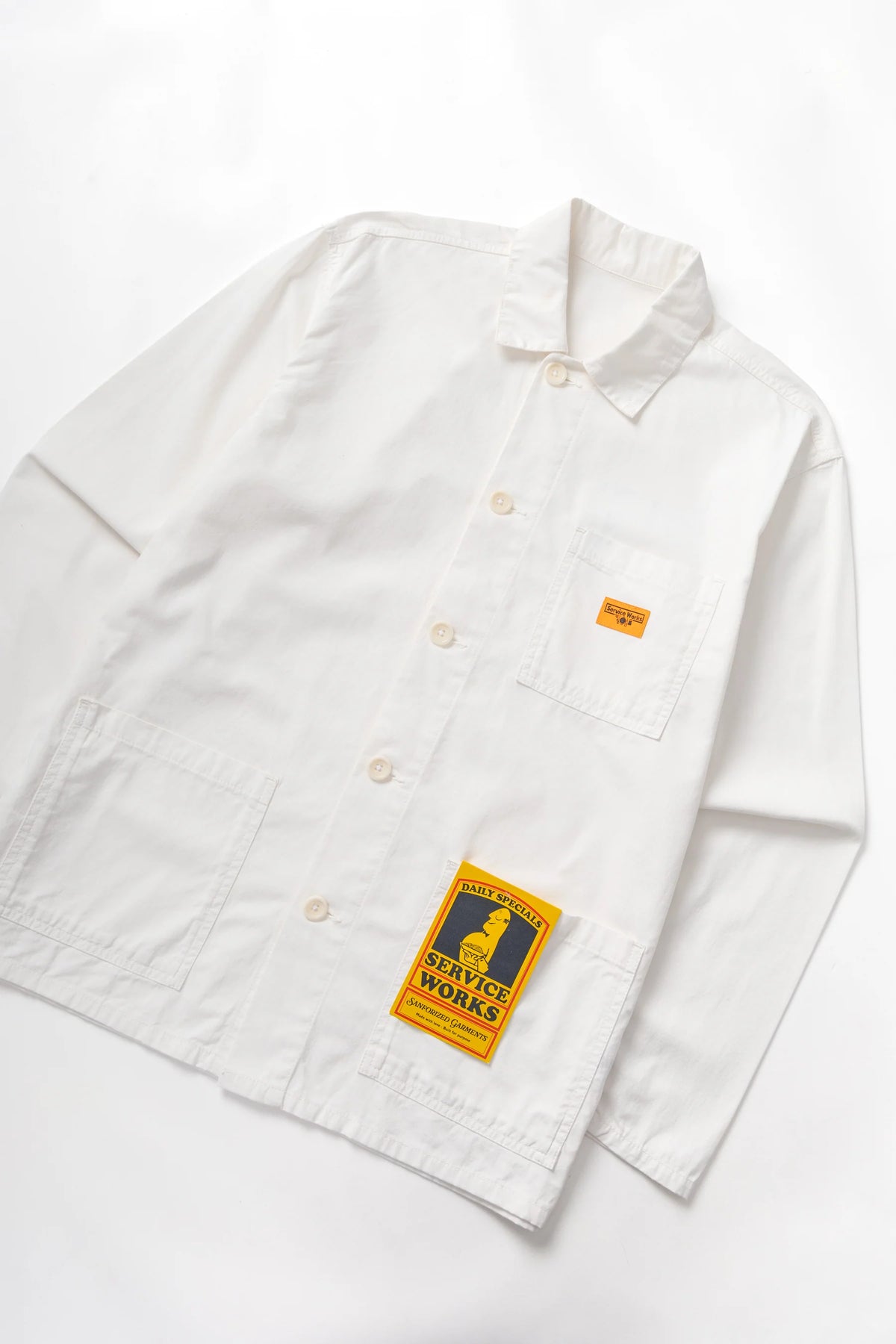 Service Works Twill Core Shirt Off White