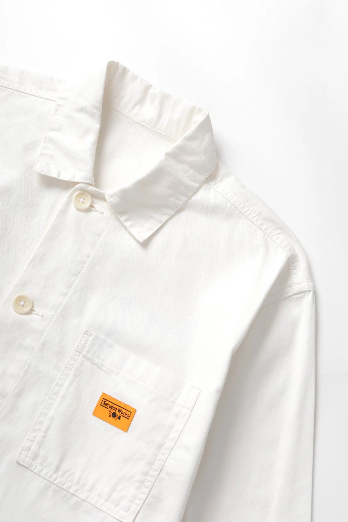 Service Works Twill Core Shirt Off White