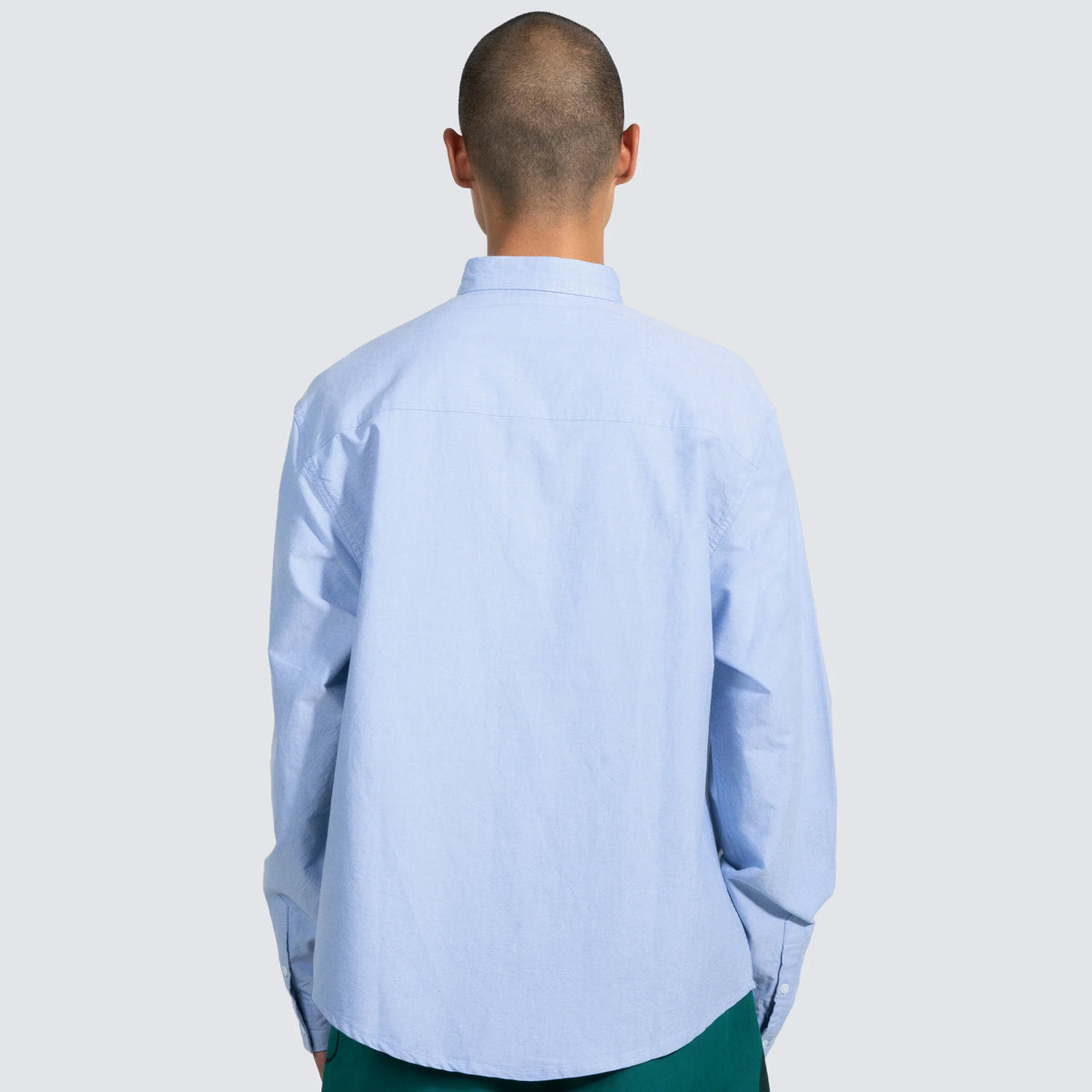 Pleasures X Shorty's Kingpin Oxford Button Down Blue