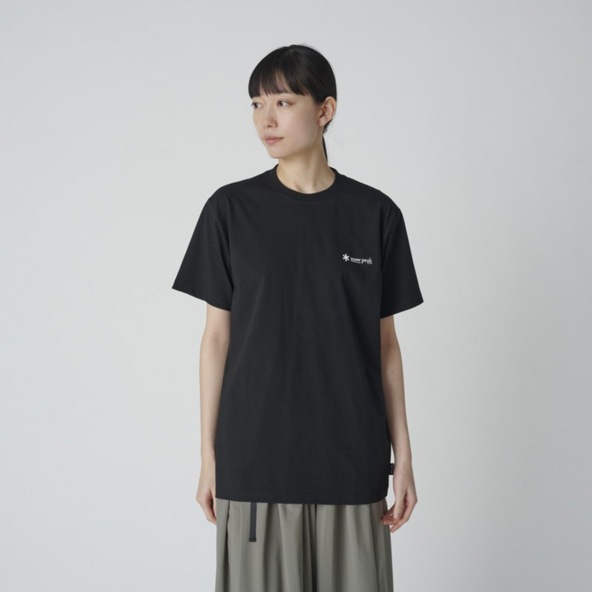 Snow Peak Logo T-Shirt Black