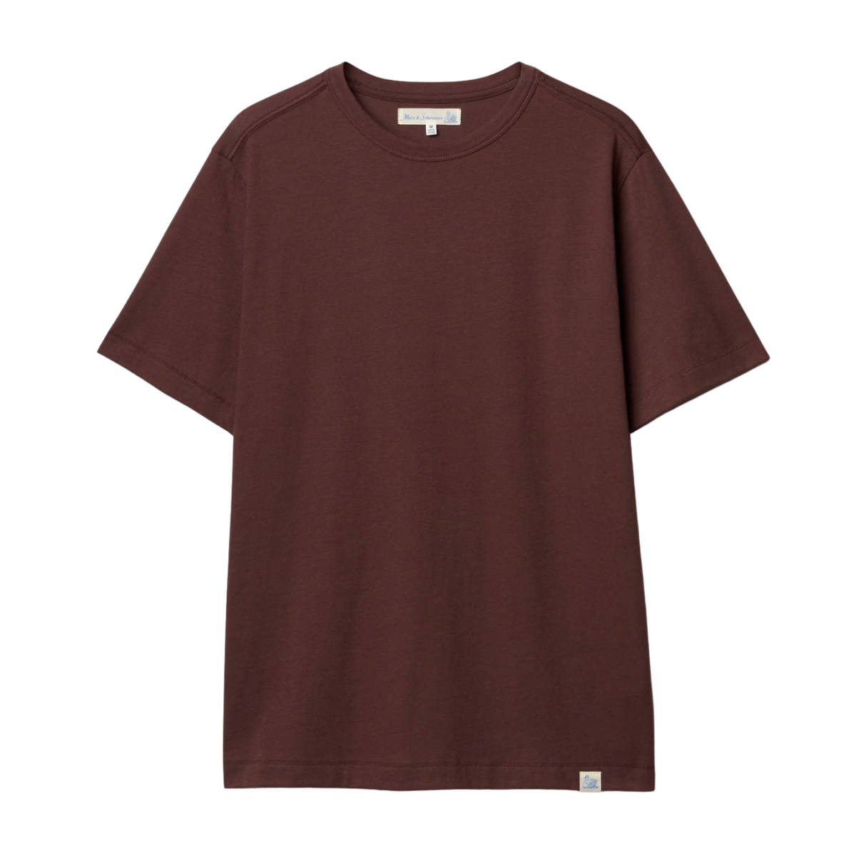 Merz B. Schewanen Soft Cotton T-Shirt Chocolate