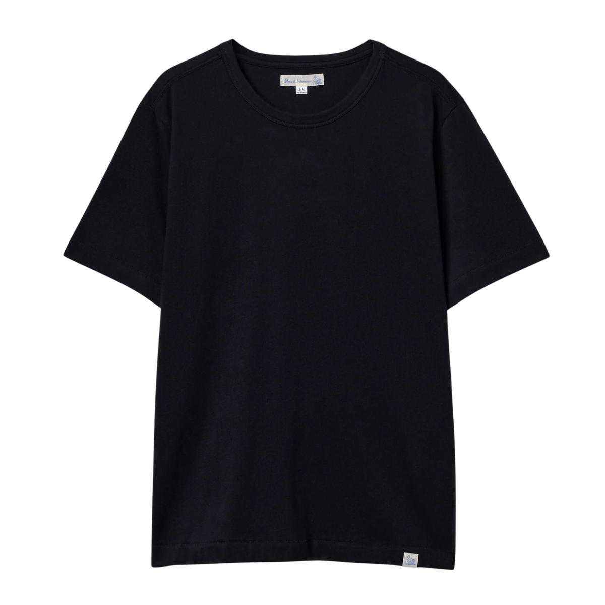 Merz B. Schewanen Soft Pima Cotton T-Shirt Deep Black