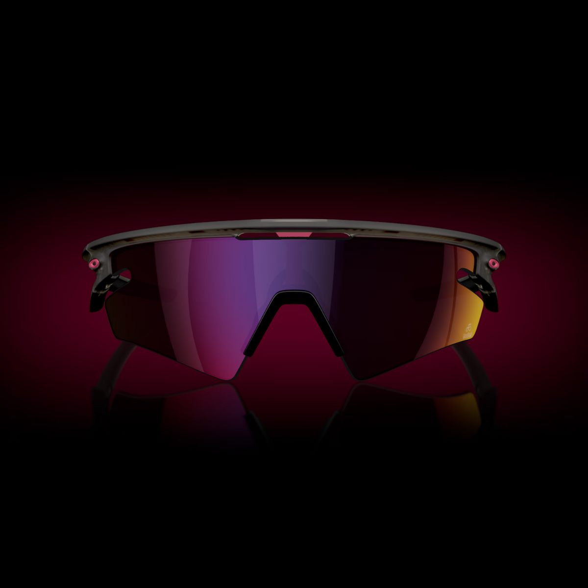 Sphaera Slash Sunglasses Giro Grey Smoke Frame W/ Prizm Road Lens 