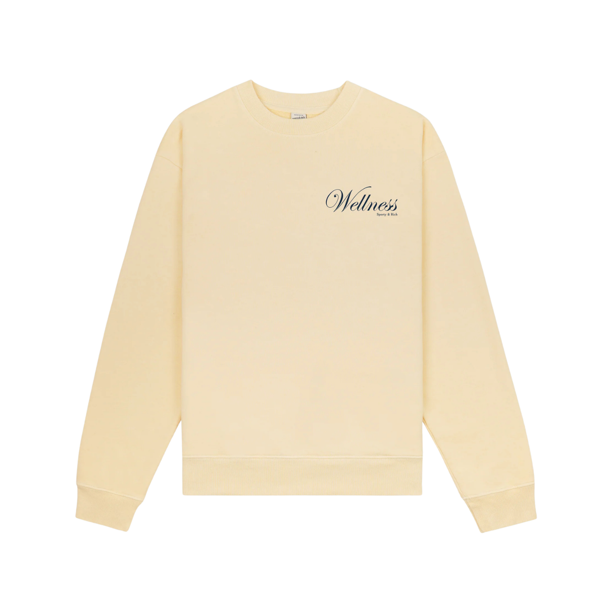 Sporty &amp; Rich W Avenue Crewneck Almond/Navy