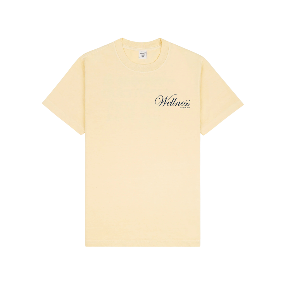 Sporty &amp; Rich W Avenue T-Shirt Almond/Navy