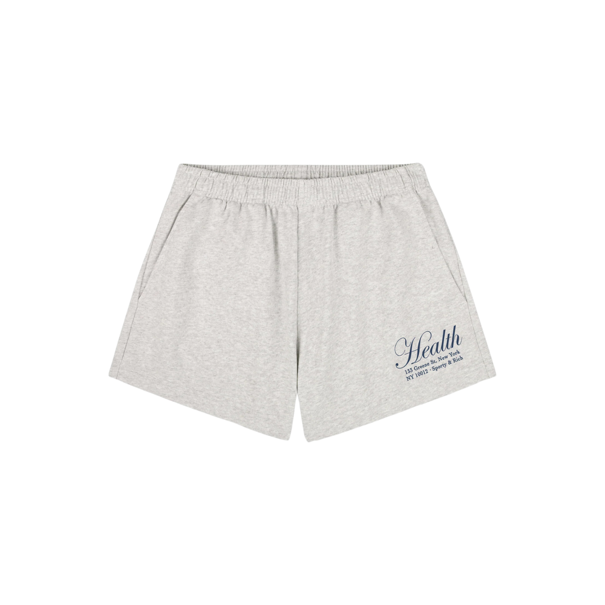 Sporty & Rich W NY Health Disco Short Heather Gray