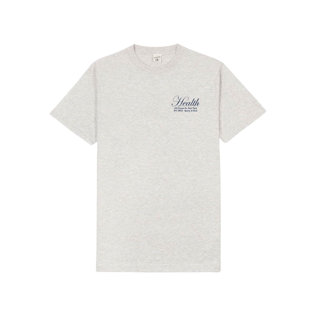 Sporty &amp; Rich W NY Health T-Shirt Heather Gray