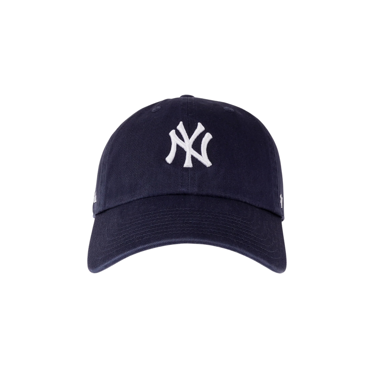 Sporty & Rich Yankees Serif Hat Dark Navy