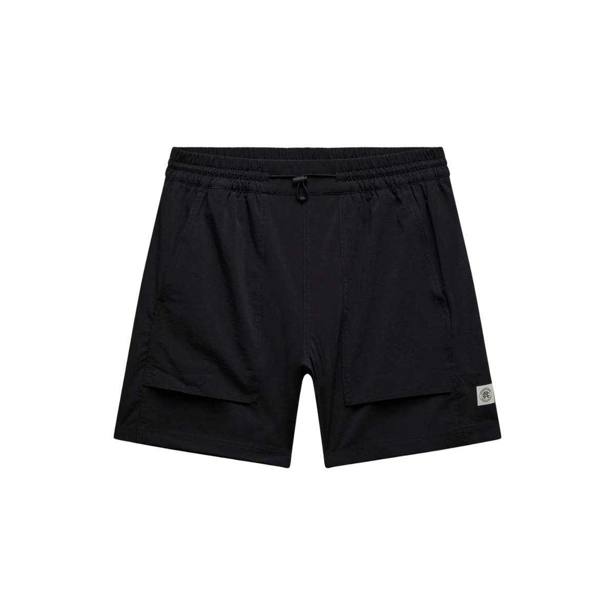 Stretch Nylon Utility Standard Swim Short Black
