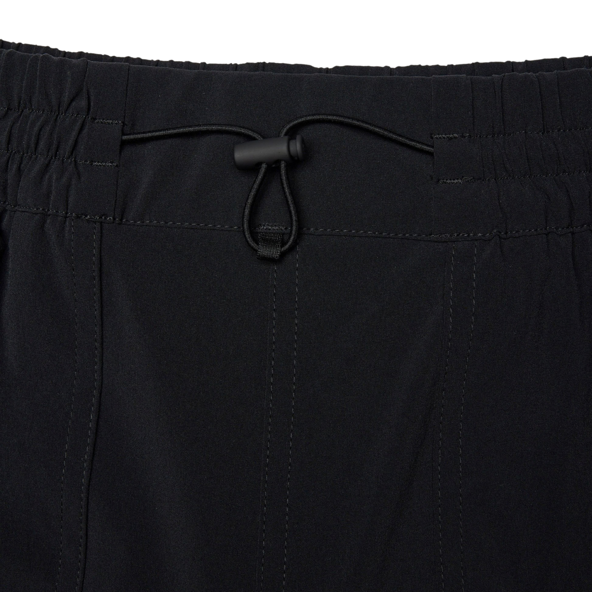 Stretch Nylon Utility Standard Swim Short Black