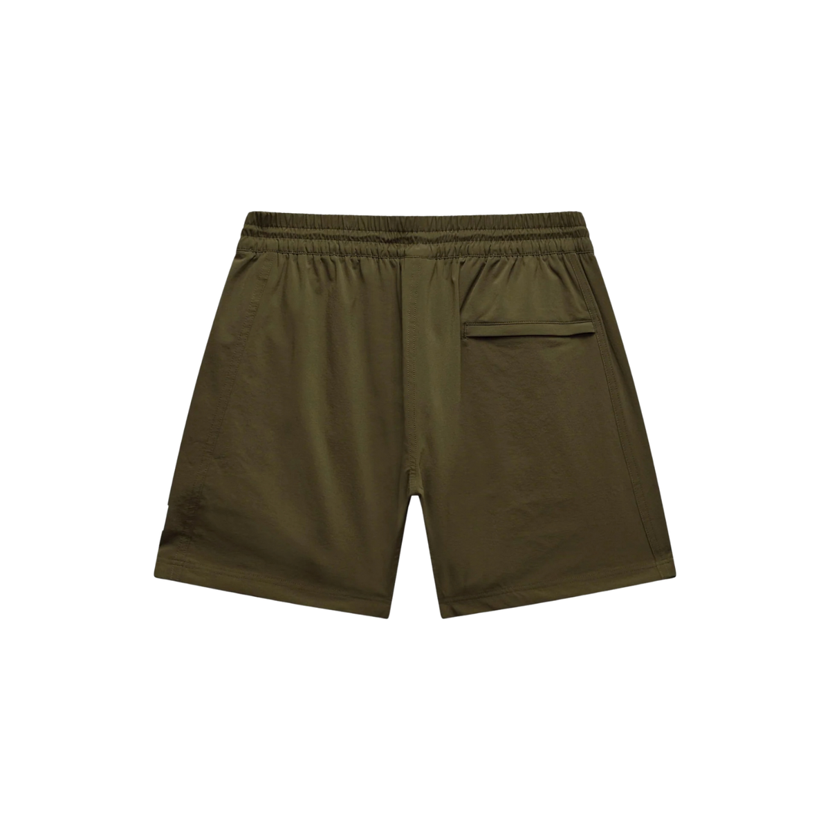 Stretch Nylon Utility Standard Swim Short Olive