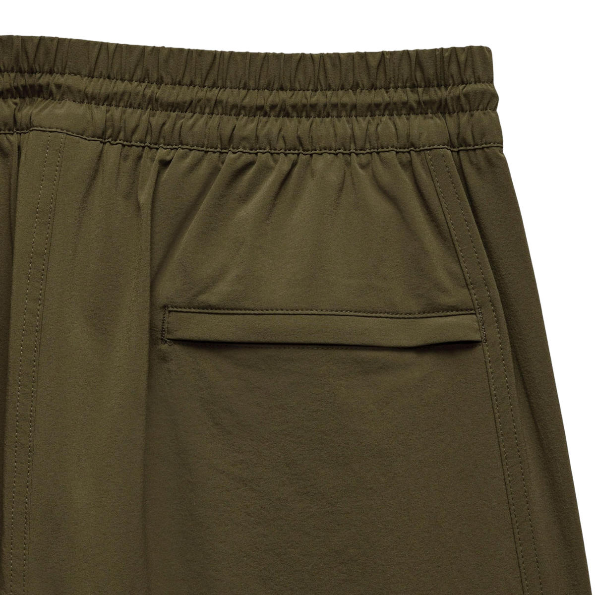 Stretch Nylon Utility Standard Swim Short Olive